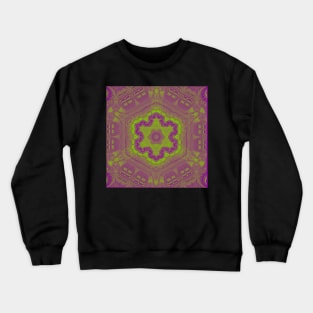 Metatronic Motion - Electric Lime Duo Tone Crewneck Sweatshirt